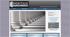 Desktop Screenshot of heritagefiduciary.com